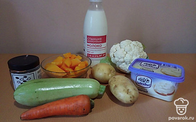 Подготовим все ингредиенты.