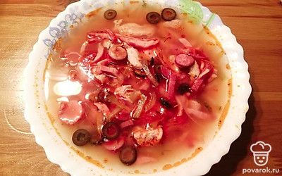 Солянка сборная готова. 