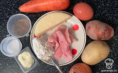 Подготовить все ингредиенты.