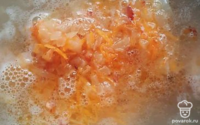 Добавить зажарку. 