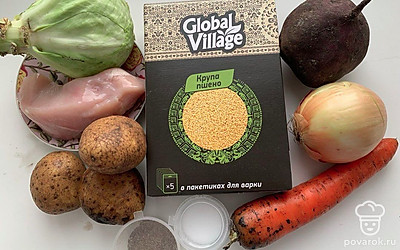 Подготавливаем ингредиенты.