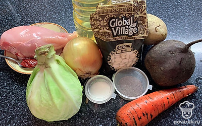 Подготовить все ингредиенты.