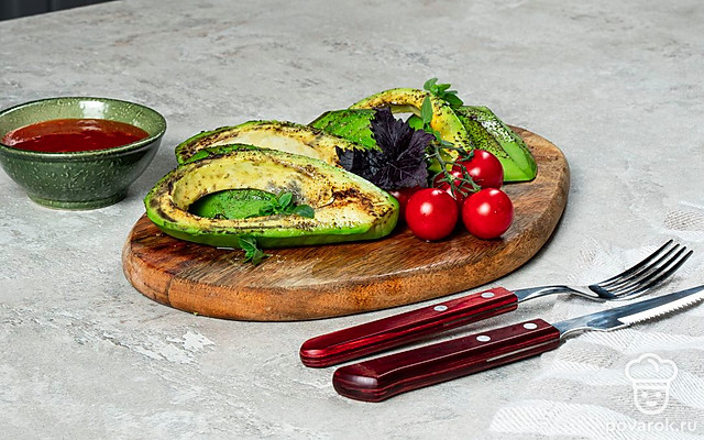 Авокадо на огне — Рецепт с фото