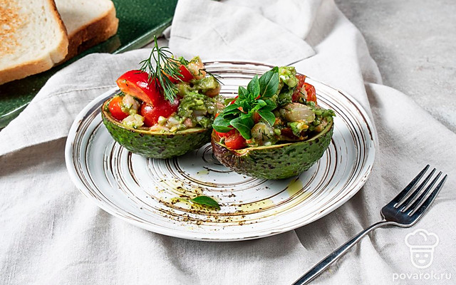 Полезный рецепт закуски из авокадо — Рецепт с фото