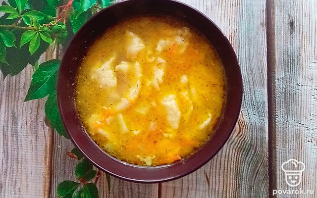 Мясной супчик с клецками — Рецепт с фото