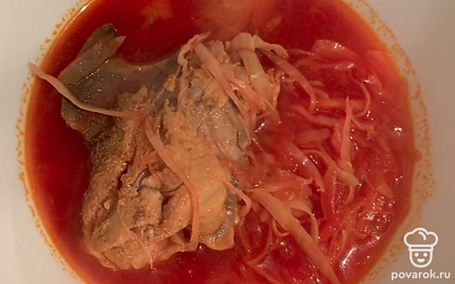 Ароматный борщ на скорую руку — Рецепт с фото