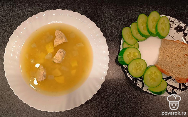 Сытный суп с филе индейки и красной чечевицей — Рецепт с фото