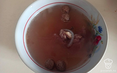 Подавайте порционно в горячем виде, добавив пшеничные отруби.