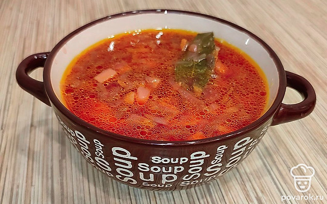 Борщ с курицей и свежей капустой — Рецепт с фото