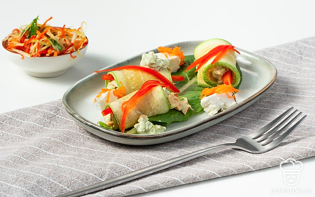 Закуска из авокадо с кабачком — Рецепт с фото