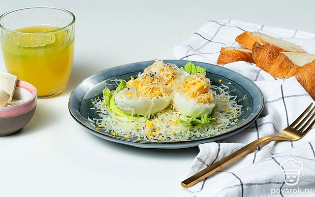 Яйца, фаршированные майонезом — Рецепт с фото