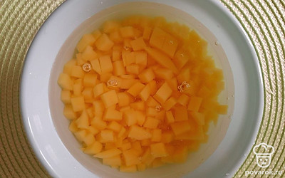 Промойте в холодной воде.