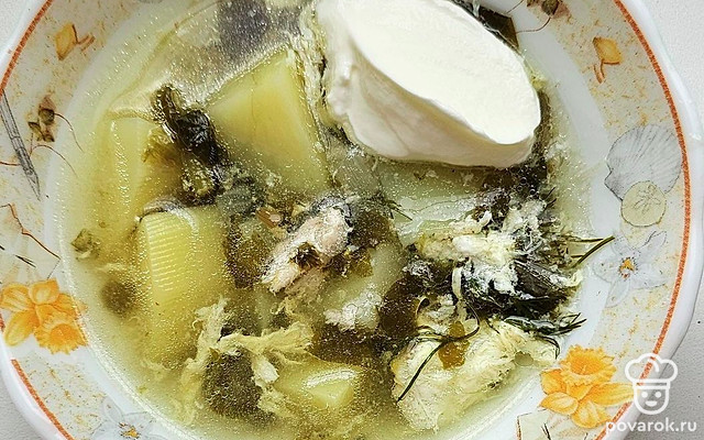 Борщ из щавеля со сметаной — Рецепт с фото