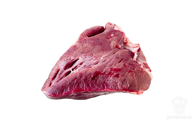 Телячье сердце — Рецепты с ингредиентом