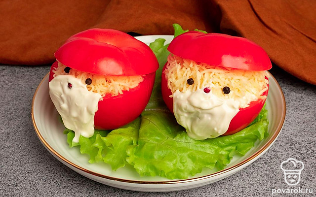 Закуска Дед мороз — Рецепт с фото