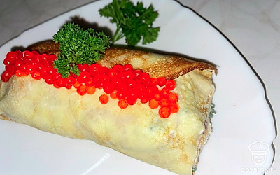 Свежая зелень отлично подойдет для украшения.