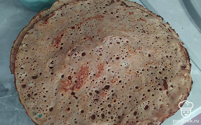 Ажурные блинчики без дрожжей — Рецепт с фото