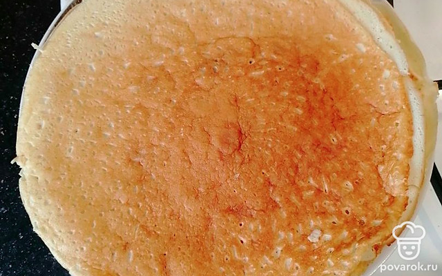 Блинчики на минералке — Рецепт с фото