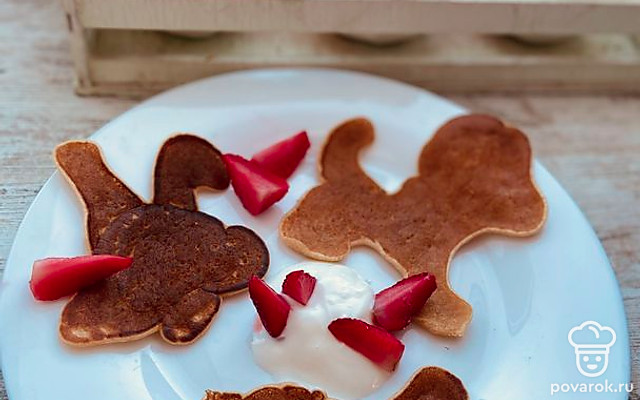 Блинчики «Зверушки» — Рецепт с фото