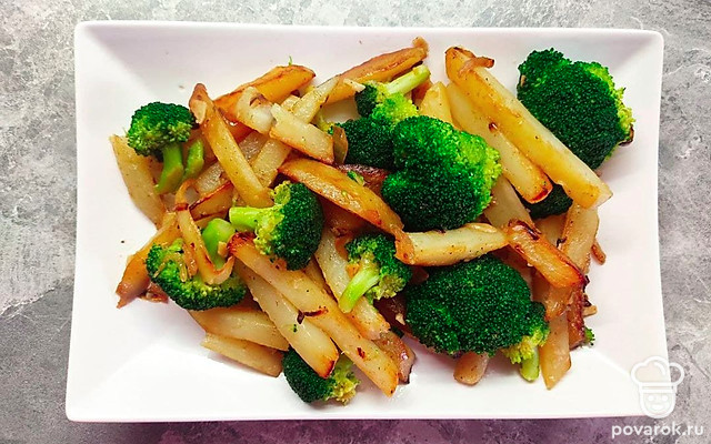 Легкая закуска из брокколи и чеснока — Рецепт с фото