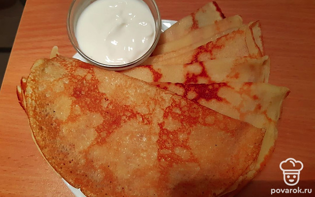 Блины ажурные по простому рецепту — Рецепт с фото