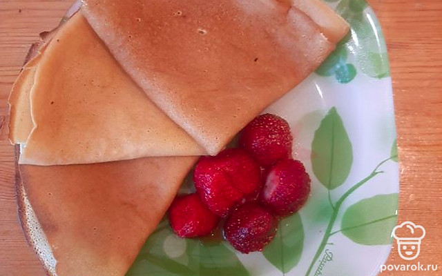 Блинчики воздушные — Рецепт с фото