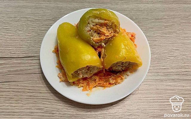 Фаршированный болгарский перец — Рецепт с фото