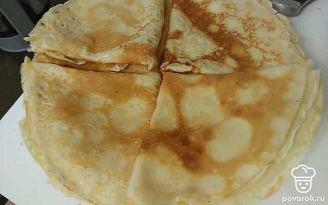 Блинчики «Нежные» — Рецепт с фото