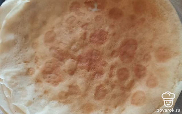 Тонкие блинчики — Рецепт с фото