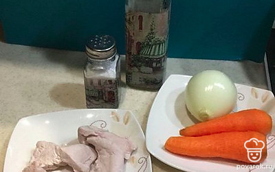 Подготовим все ингредиенты.