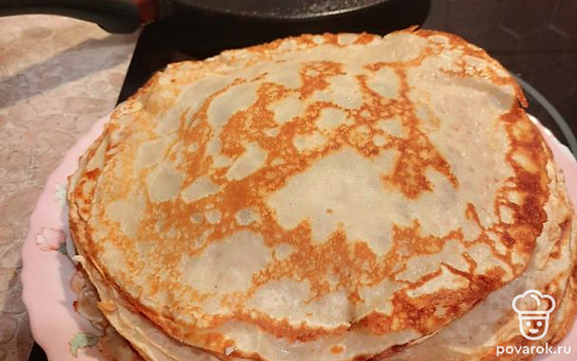 Тончайшие бездрожжевые блинчики — Рецепт с фото