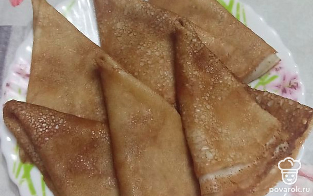 Вкусные блинчики — Рецепт с фото