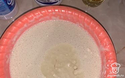 Добавьте растительное масло. 