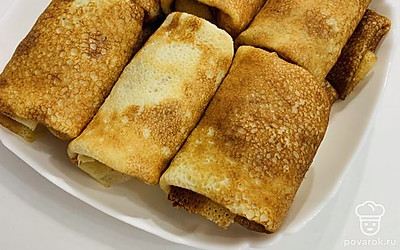 Подавать можно порционно или в одной тарелке. 