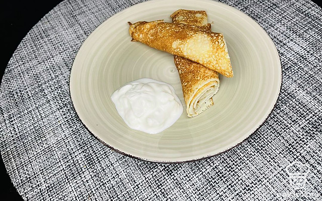 Луковые блинчики — Рецепт с фото