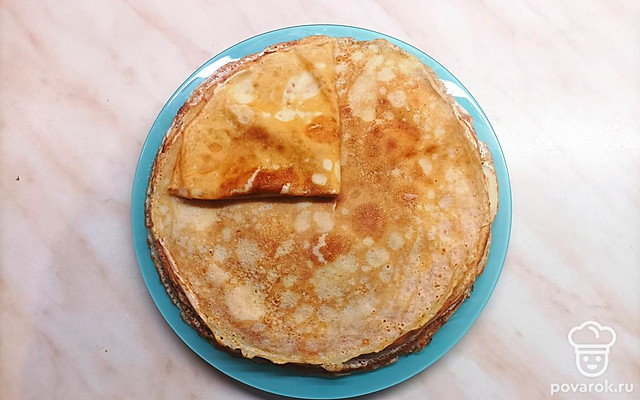 Блины на молоке — Рецепт с фото