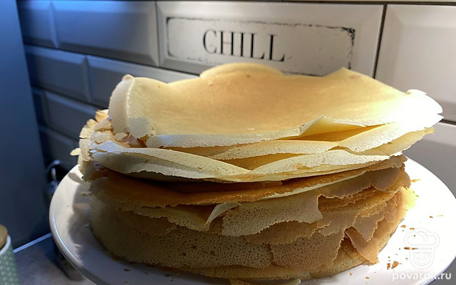 Тесто для любимых блинов — Рецепт с фото