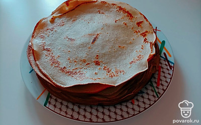 Вот и все! Блинчики готовы! Получится примерно 15-17 блинчиков! Приятного аппетита!