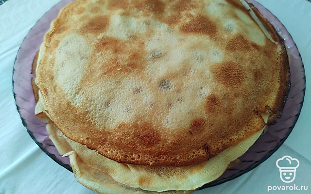 Блины на масленницу — Рецепт с фото