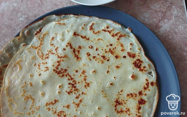 Блины, которые не липнут к сковороде — Рецепт с фото