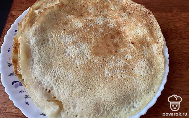 Вкусные блинчики на Масленицу — Рецепт с фото