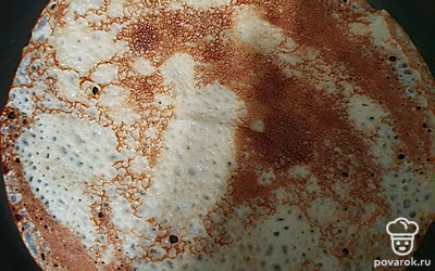 Готовое тесто обжариваем на сковороде, смазанной растительным маслом по 1 минуте с каждой стороны. Готово!