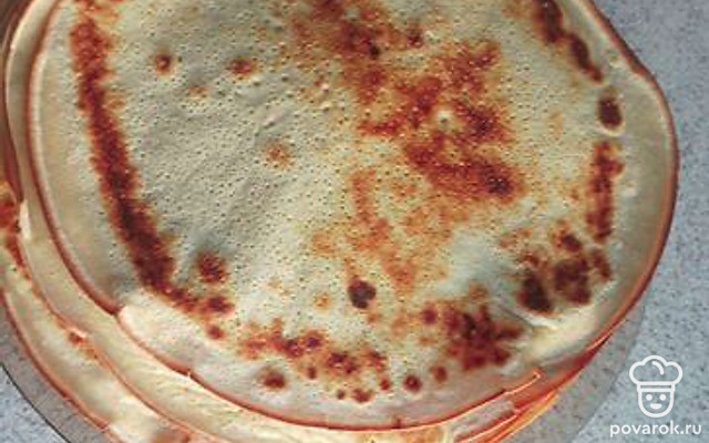 Традиционные блины — Рецепт с фото