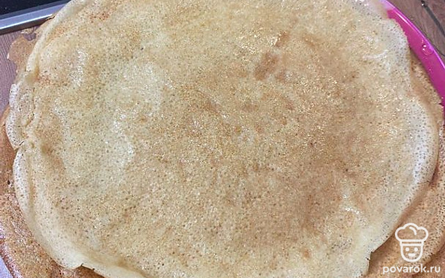 Тонкие блины на молоке — Рецепт с фото