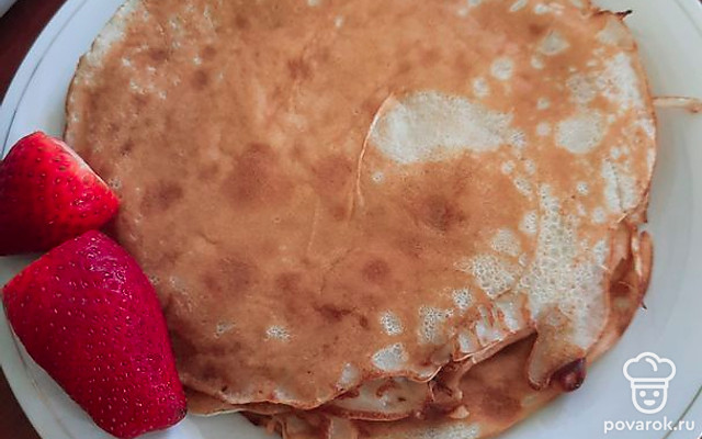 Блины на кефире — Рецепт с фото