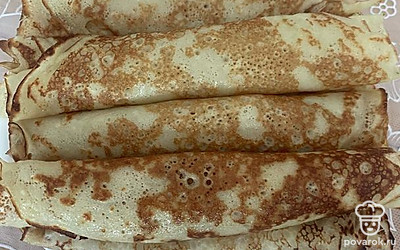 Начиняем блинчики получившейся мясной начинкой и сворачиваем. Ужин готов!!!