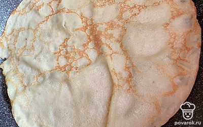 Жарим с двух сторон по 1 минуте.