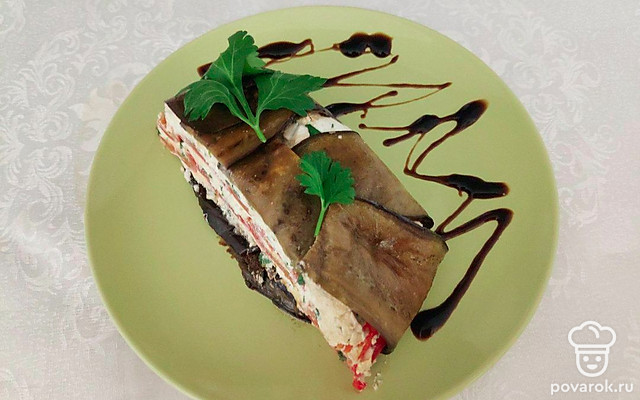 Яркий овощной террин с майонезом и брынзой — Рецепт с фото