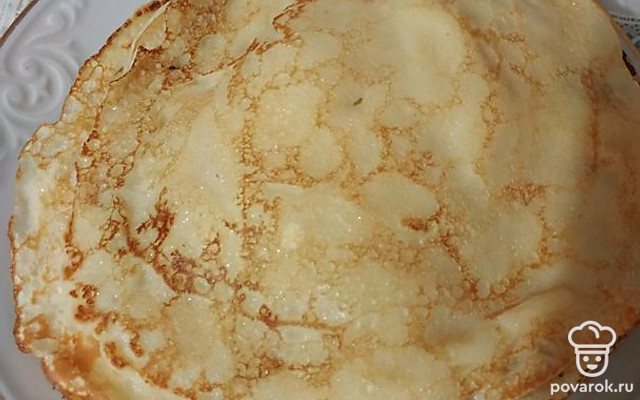 Блины на молоке — Рецепт с фото