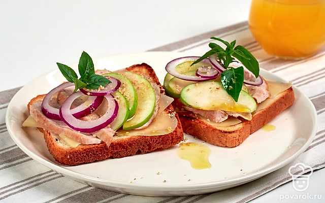 Тост с филе индейки — Рецепт с фото